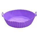 Forma Silicone Para Air Fryer Antiderrapante Reutilizável
