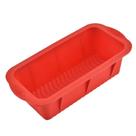 Forma Silicone Retangular Pao Caseiro Bolo Ingles Assadeira