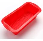 Forma Silicone Retangular Pão Caseiro E Bolo Antiaderente