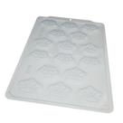 Forma Simples SP 9358 Coroa da Rainha 10 Un. BWB Chocolate, Gesso ou Sabonete 3547