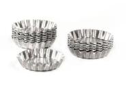 Forma torta crespa fundo falso 4 cm (alum) c/12 caparroz