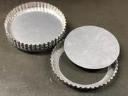 Forma torta maçã fundo falso - fundo 17 x altura 2cm - kit com 5 formas