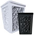 Forma Vaso 3d Abs Gesso e Cimento Profissional - Abstrato