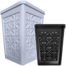 Forma Vaso 3d Abs Gesso e Cimento Profissional - Flor do Oriente Forma Vaso 3d Abs Gesso e Cimento Profissional - Flor do Oriente