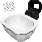 Forma Vaso Retangular Colonial Abs Gesso Cimento Jardim