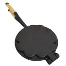 Forma Waffle Ferro Fundido Cabo Madeira Fogão a Lenha 16cm Forma Waffle Ferro Fundido Cabo Madeira Fogão a Lenha 16cm