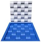 Forma Xadrez Borracha E Plástico Placa Gesso - Lindíssimo