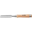 Formão goivado 26mm aço carbono cabo madeira - Vonder