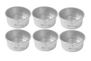 Formas Bento Cake Fundo Fixo Naked Cake 10 x 5 cm Kit 6 Peças