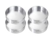 Formas De Bolo Assadeiras 17 x 5 cm Fundo Fixo Kit 4 Peças