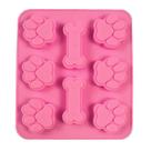 Formas de bolo moldes ossos de cachorro forma aromaterapia molde de gesso 2sets