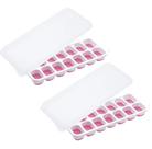 Formas De Gelo Cubo Com Tampa Rígida E Fundo Silicone