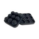 Formas De Gelo Em Silicone 3D De Rosa Pequenas De 1,3 Polegadas, Bandejas De Gelo De Borracha Com 9