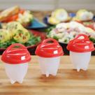 Formas de Silicone para Ovos com 6 Copos Cozinha Prático