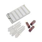 Formas De Silicone Para Picolé Com 5 Cavidades E 10 Palitos De Plástico SHENHONG - Bandeja Para