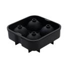 Formas Grandes Redondas Para Cubos De Gelo Com 4/8 Compartimentos, Anti-Vazamento, Fácil De Formas Grandes Redondas Para Cubos De Gelo Com 4/8 Compartimentos, Anti-Vazamento, Fácil De
