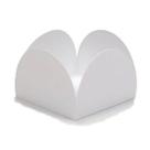 Forminha 4 Pétalas Branca 3,5x3,5cm Com 50 - Tag Embalagens