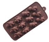 Forminha De Silicone Para Bolos/Balinhas De Gelatina Dinossauros