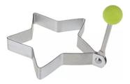 Forminha Molde Para Fritar Ovos Formato Estrela 8 Cm Forminha Molde Para Fritar Ovos Formato Estrela 8 Cm