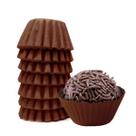 Forminha p/ doces n.05 marrom - 100 un - mago