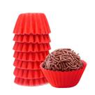 Forminha p/ doces n.05 vermelho - 100 un - mago
