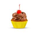 Forminha para Cupcake - Amarelo - 45 unidades - Plac - Rizzo