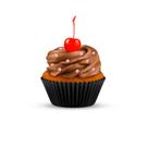 Forminha para Cupcake - Preto - 45 unidades - Plac - Rizzo