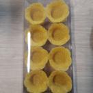 Forminha para Doces Finos - Sweet Amarelo Tela C/ Fio Ouro- 40 unidades - MaxiFormas