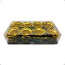 Forminha Para Doces Floral Seda Lisa Decoração Mesa Festa- 80Un