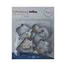 Forminhas Cortador Biscoito Kit 4 Peças Cookies Molde Inox - Art House