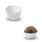 Forminhas De Papel Branca Doces Brigadeiro Numero 5 C / 1.000Un