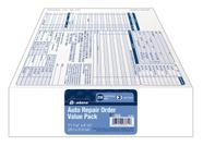Formulários de pedido de reparo de garagem Adams, 29x22 cm, 3 partes, 250 unidades