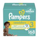 Fornecimento de fraldas Pampers Swaddlers tamanho 3 ultramacias para 1 mês