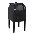 Forno a lenha lux preto modelo grande