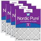 Forno AC Nordic Pure 20x30x1 plissado MERV 8 Filtro 4PC
