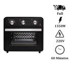 Forno Air Fryer Oven Bancada Fogatti 22 Litros 1350 Watts Preto 220V