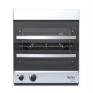 Forno Assador Rotativo A Gás 3 Espetos De Embutir Top Chef Inox - Venax Forno Assador Rotativo A Gás 3 Espetos De Embutir Top Chef Inox - Venax