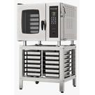 Forno Combinado à Gás Digital com Cavalete e 8 GNs Wictory