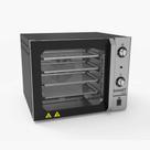 Forno Convector Smart Elétrico Preto e Painel Inox FCSB4E PRIN 220V - Met. Venâncio