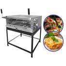 Forno Copametal a Gás para Pizza Pães Bolos Refratário 80x60 Forno Copametal a Gás para Pizza Pães Bolos Refratário 80x60