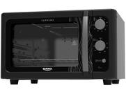 Forno de bancada elétrico Dako Supreme Preto 44 litros com grill dourador - 220v