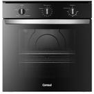Forno de embutir elétrico Consul 84L preto com Timer Autodesligamento e Grill COB84BE