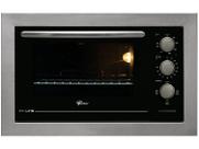 Forno de Embutir Elétrico Fischer Fit Line 48L com Timer e 3 Funções Inox 220V