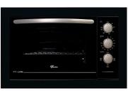 Forno de Embutir Elétrico Fischer Fit Line 48L com Timer e 3 Funções Preto 127V