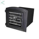 Forno de Ferro Fundido Porta Vidro para fogão a lenha Pequeno