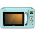 Forno de microondas COSTWAY Retro 0,9 pés cúbicos 900 W com 5 níveis de potência