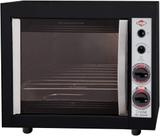 Forno Elétrico De Bancada Layr Crystal Plus Black Advanced 46 Litros, Lâmpada Interna, Prateleira Removível