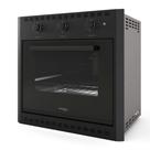 Forno Elétrico de Embutir Nardelli Black E60 60L com Grill Timer Mecânico Preto 220V