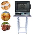 Forno Elétrico Industrial Turbo Logos Com Mesa Inox - Maná Forno Elétrico Industrial Turbo Logos Com Mesa Inox - Maná