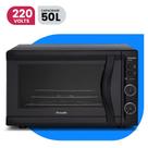 Forno Eletrico Mueller Sonetto 50 Litros Grill Dourador Preto Fosco 220V